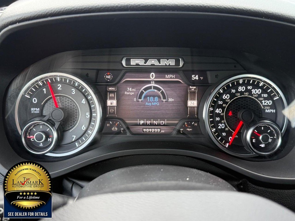 Used 2023 Granite Crystal Metallic Clearcoat Ram Lone Star 4x4 Crew Cab 5