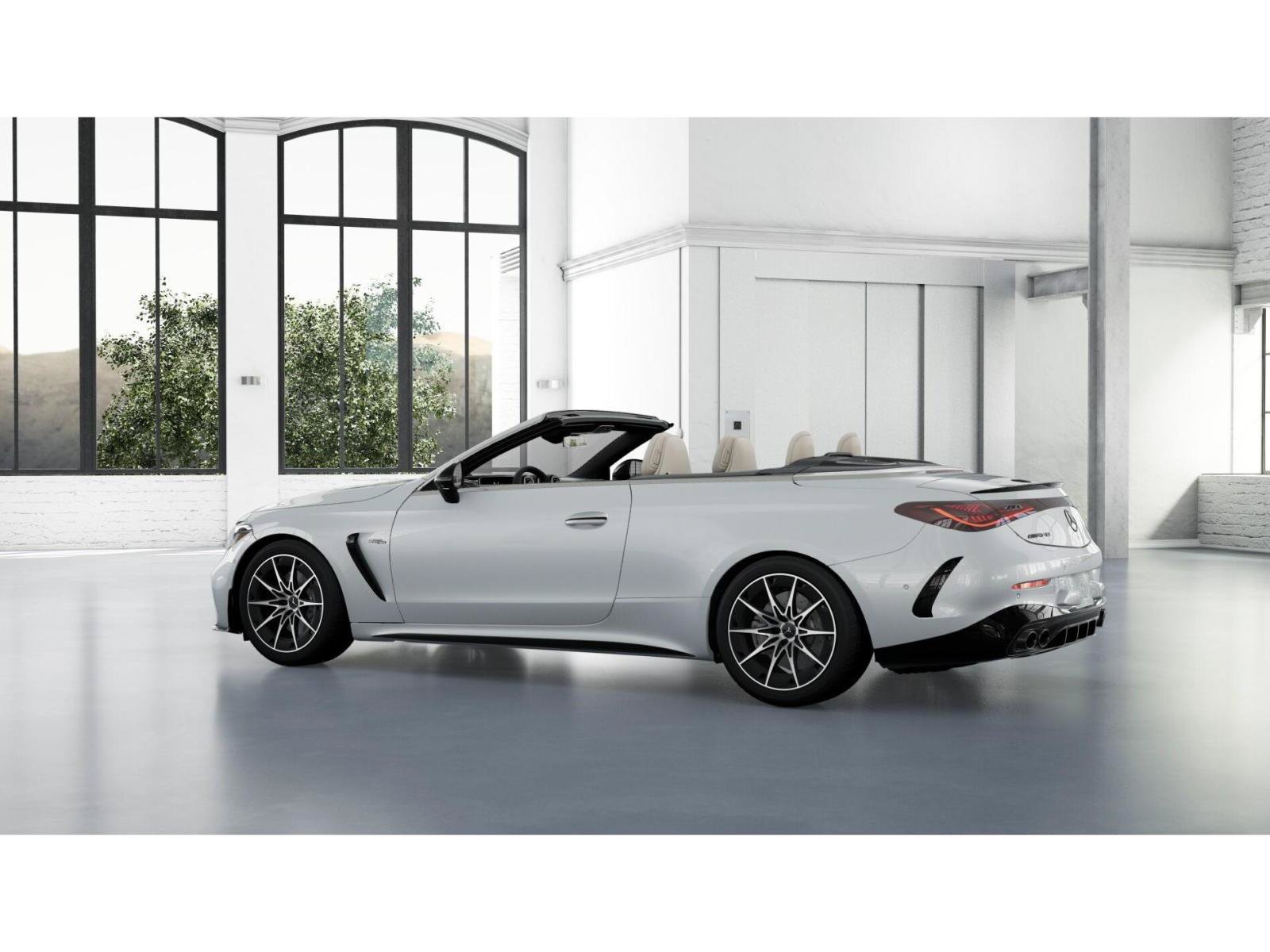 New 2027 MANUFAKTUR Moonlight White Metallic Mercedes-Benz AMG® CLE 53 4MATIC+ Cabriolet image 46