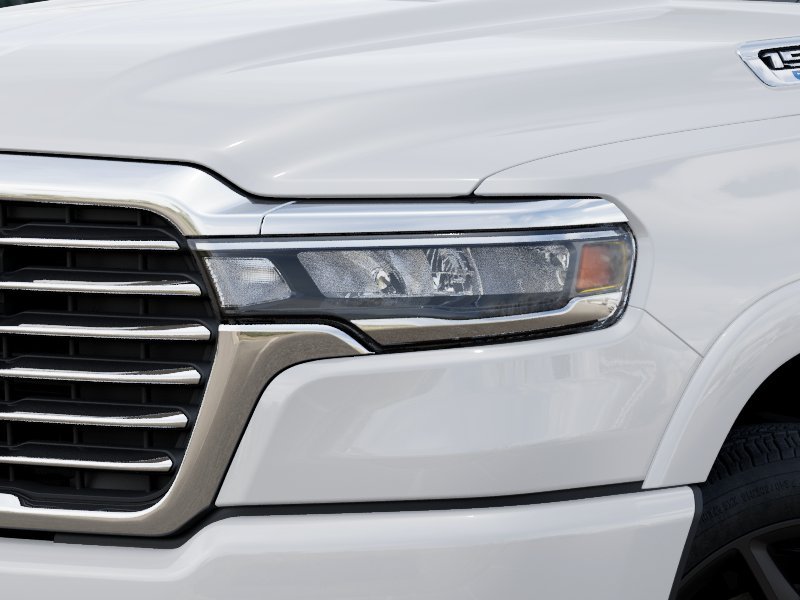 New 2027 Bright White Clear-Coat Exterior Paint RAM Laramie image 36