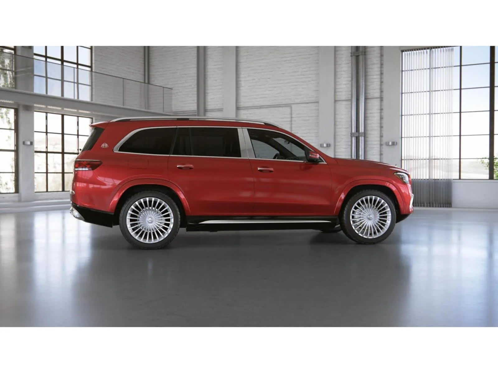 Used 2022 MANUFAKTUR Cardinal Red Metallic Mercedes-Benz Maybach GLS 600 image 17