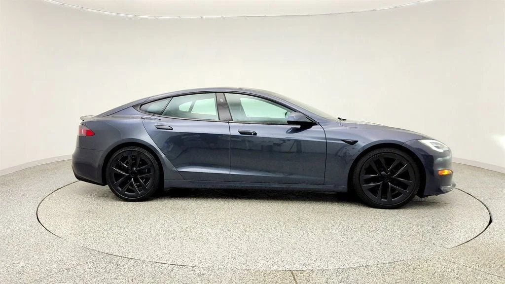 Used 2021 Midnight Silver Metallic Tesla Plaid AWD w/ 21