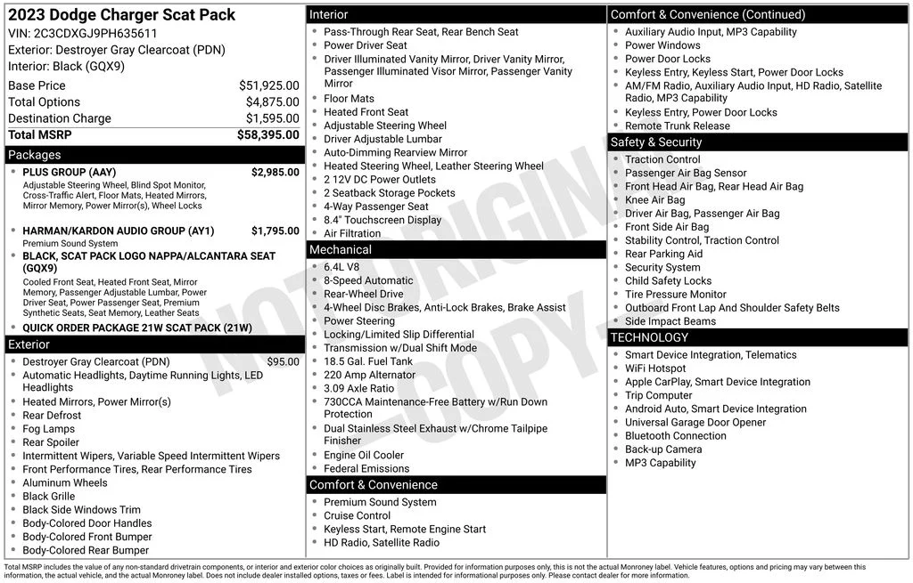 Used 2023 Gray Dodge R T Scat Pack image 3