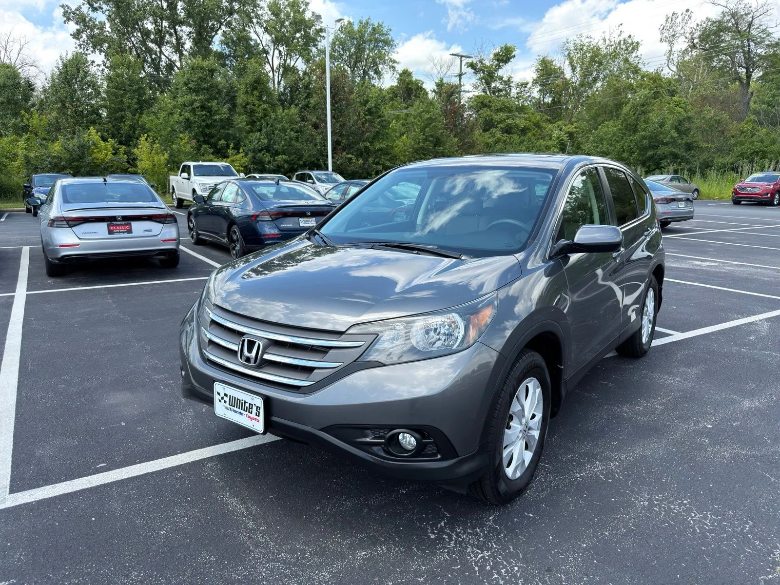 Used 2012 Honda CR-V EX with VIN 2HKRM4H56CH612987 for sale in Lima, OH
