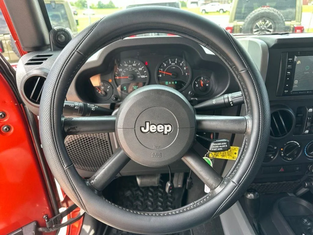 Used 2009 Orange Jeep Unlimited X image 36
