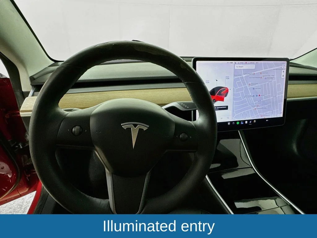 Used 2020 Red Tesla Standard image 12