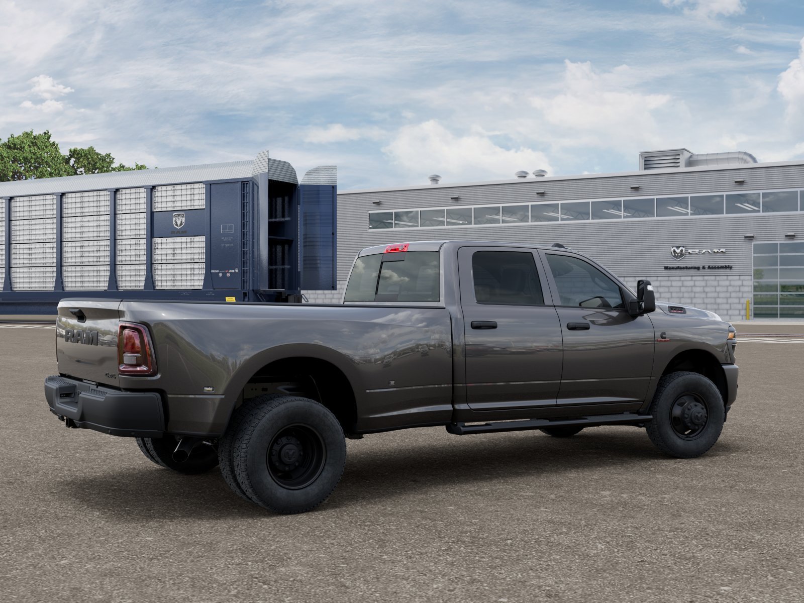 New 2026 Granite Crystal Metallic Clear-Coat Exterior Paint RAM TRADESMAN image 2
