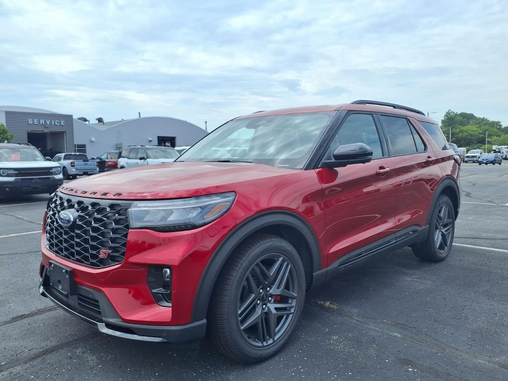 New 2026 Rapid Red Metallic Tinted Clearcoat Ford ST image 1