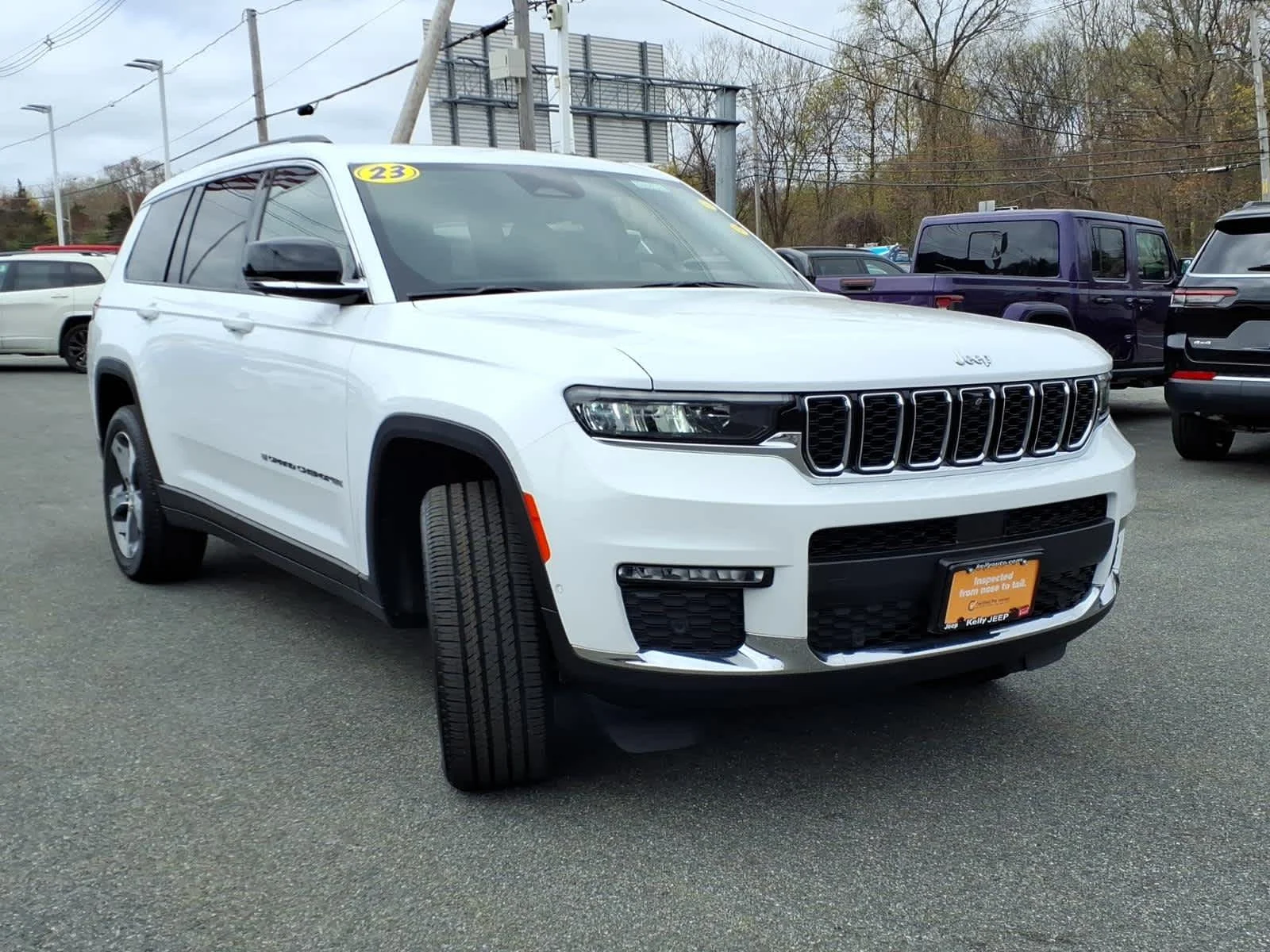 Certified Used 2023 Bright White Clearcoat Jeep Limited image 5