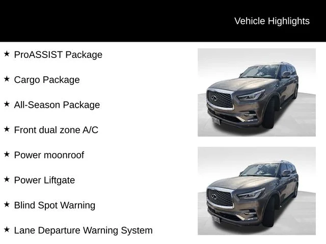 Used 2019 Gray INFINITI LUXE image 3