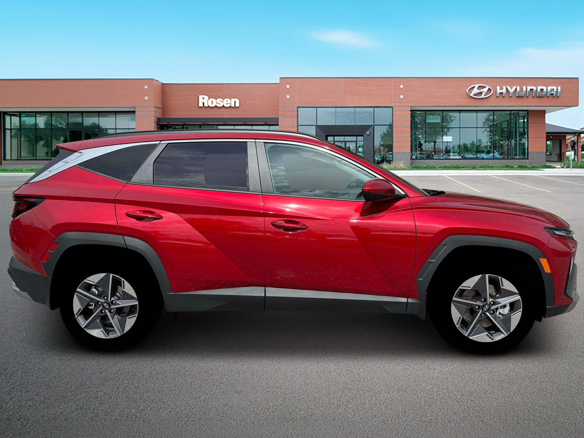 New 2026 Red Hyundai SEL AWD image 9