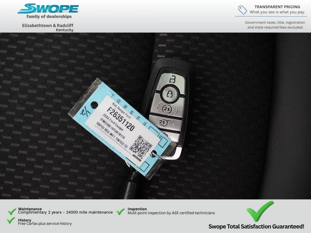 New 2026 Rapid Red Metallic Tinted Clearcoat Ford Plug-in Hybrid image 36