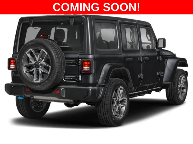 Used 2024 Black Jeep Sahara 4xe image 2