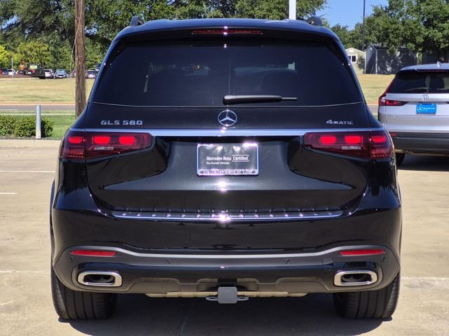 Certified Used 2025 Obsidian Black Metallic Mercedes-Benz GLS 580 image 5