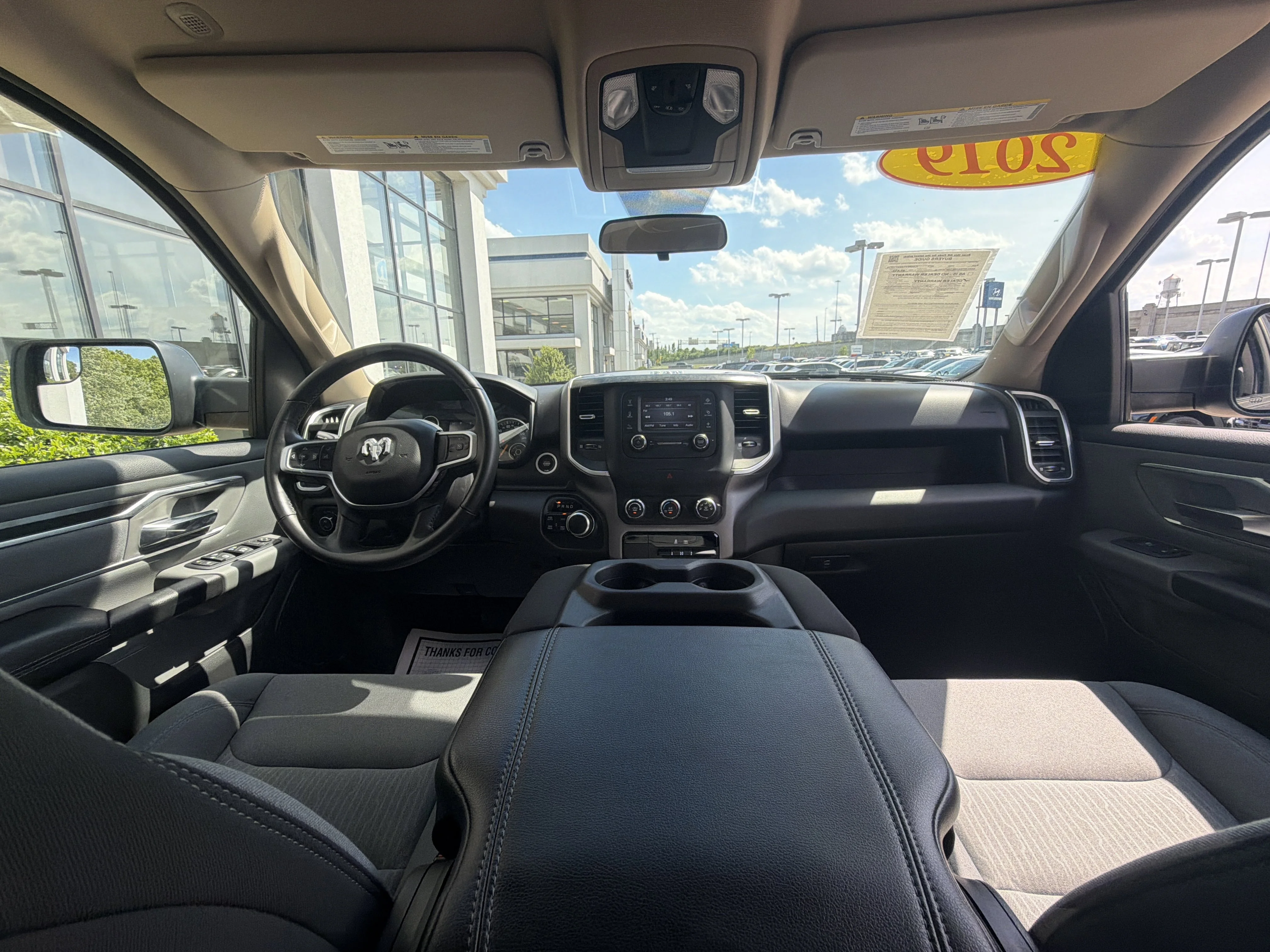 Used 2019 Granite Crystal Metallic Clearcoat Ram Big Horn/Lone Star image 26