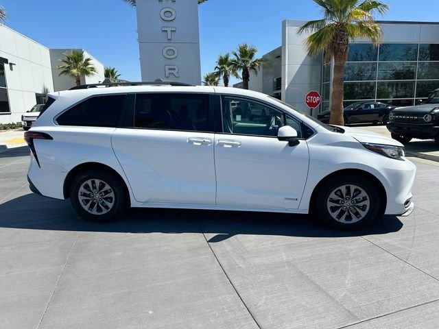 Certified Used 2021 Super White Toyota LE image 8