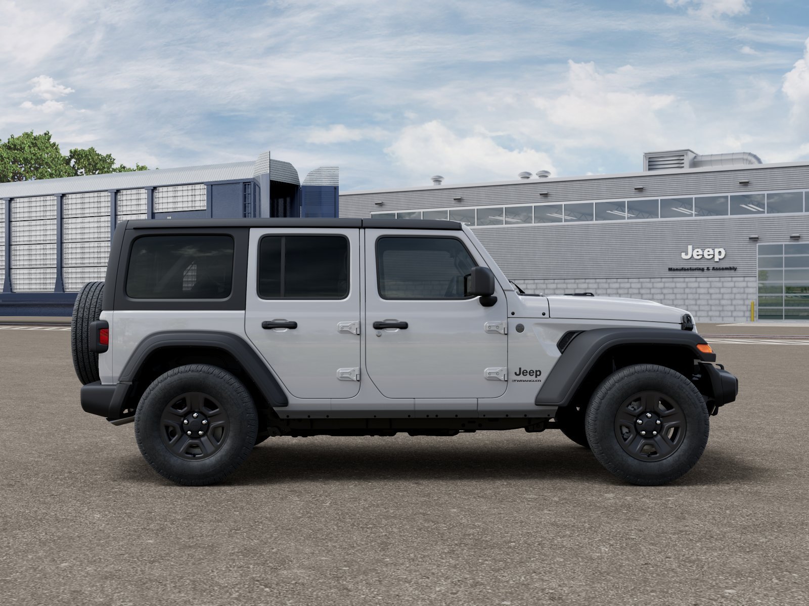 New 2026 Bright White Clear-Coat Exterior Paint Jeep Sport image 42