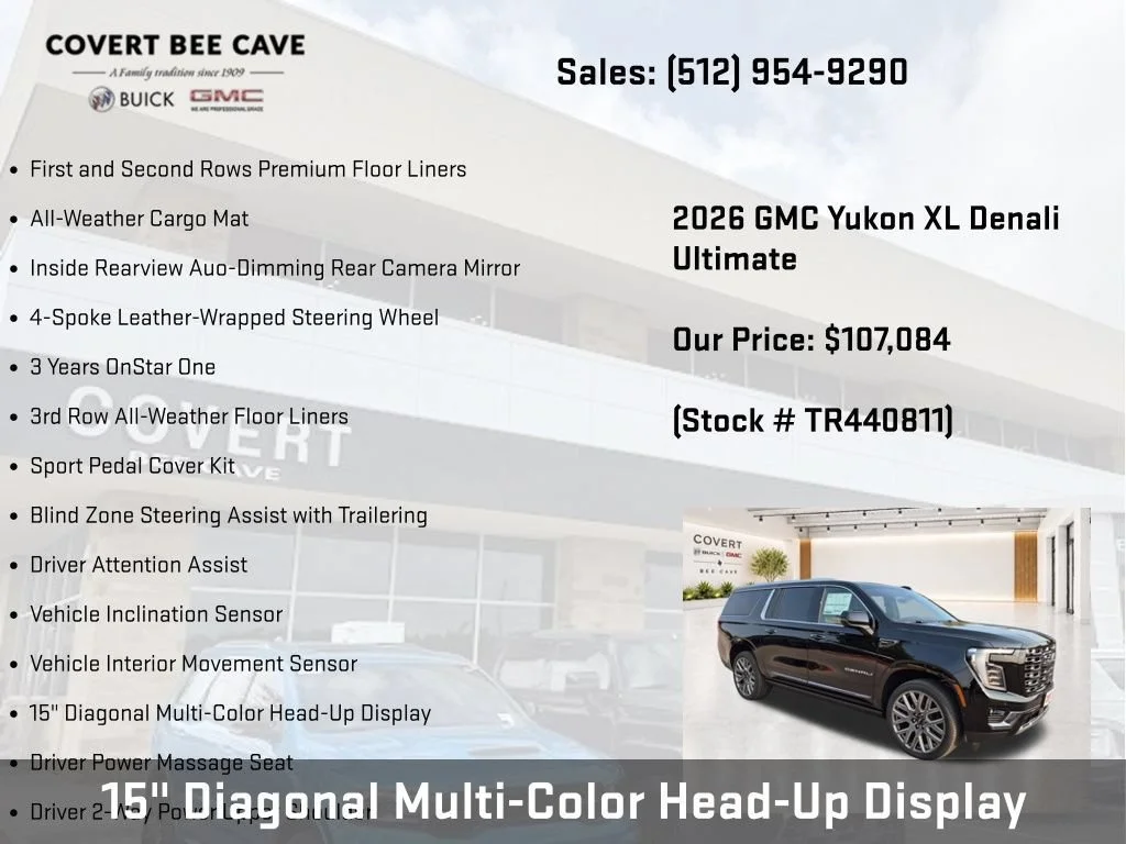 New 2026 GMC Yukon XL Denali Ultimate, photo 39