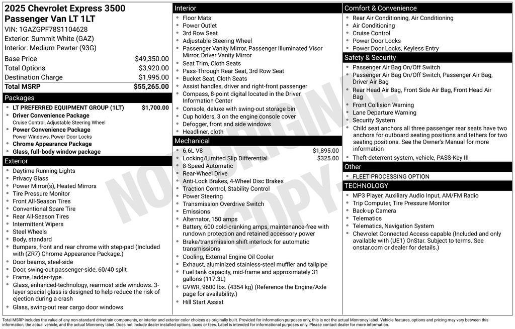 Used 2025 White Chevrolet LT image 27