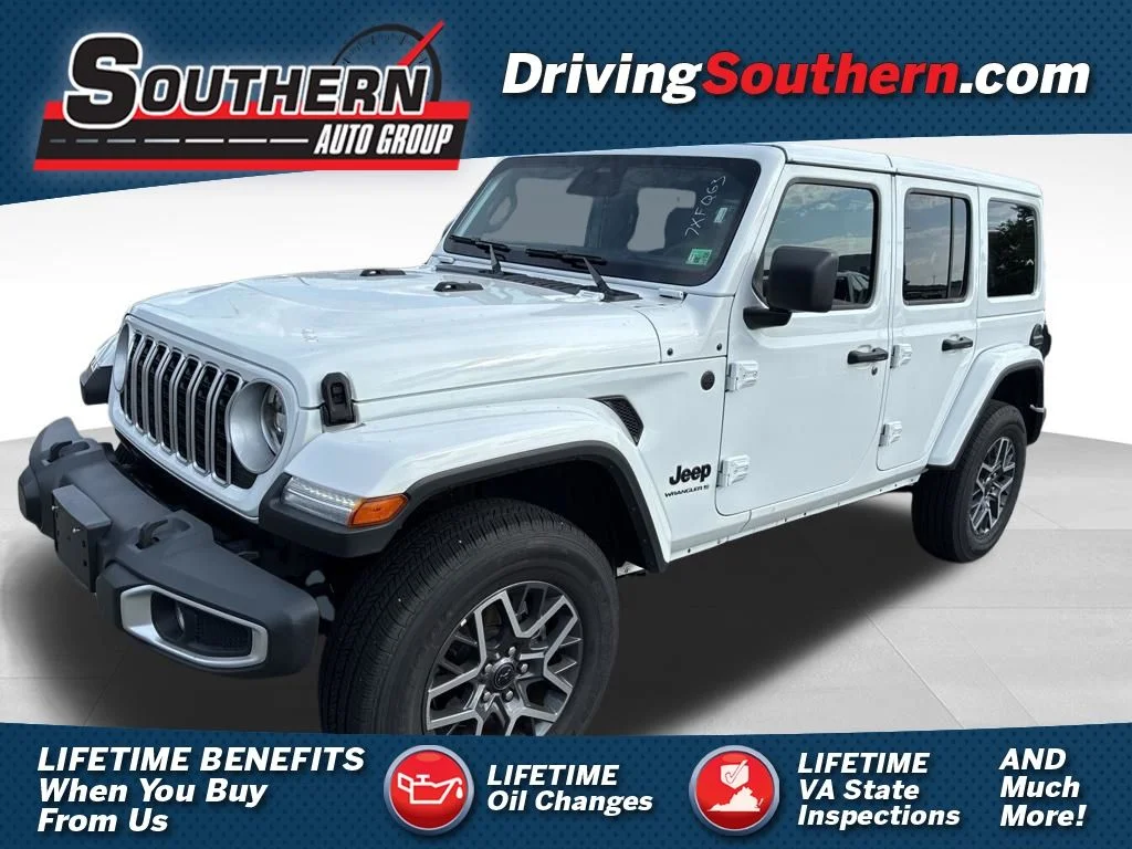 Used 2026 White Jeep Sahara image 1