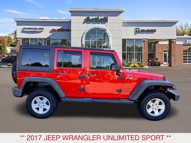 Used 2017 Red Jeep Unlimited Sport image 7
