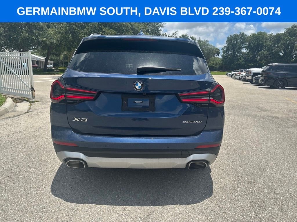 Certified Used 2023 Blue Metallic BMW xDrive30i image 6