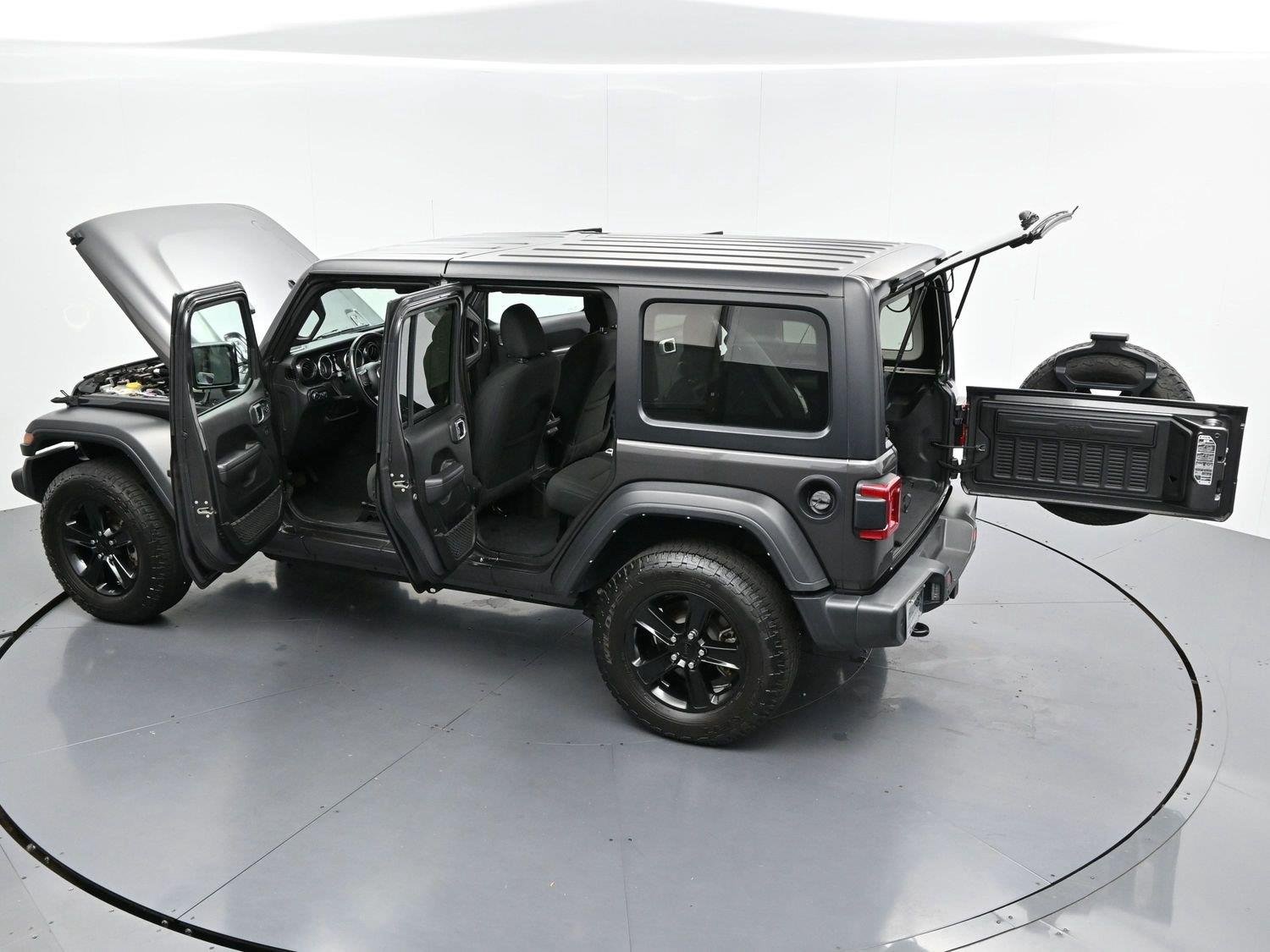 Used 2022 Granite Crystal Metallic Clearcoat Jeep Unlimited Sport Altitude image 41