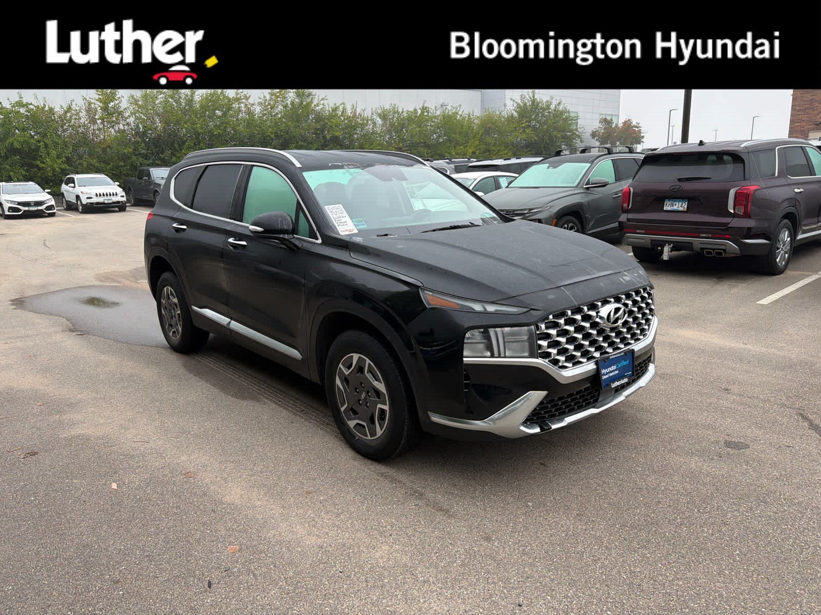 Certified Used 2023 Twilight Black Hyundai Blue image 1