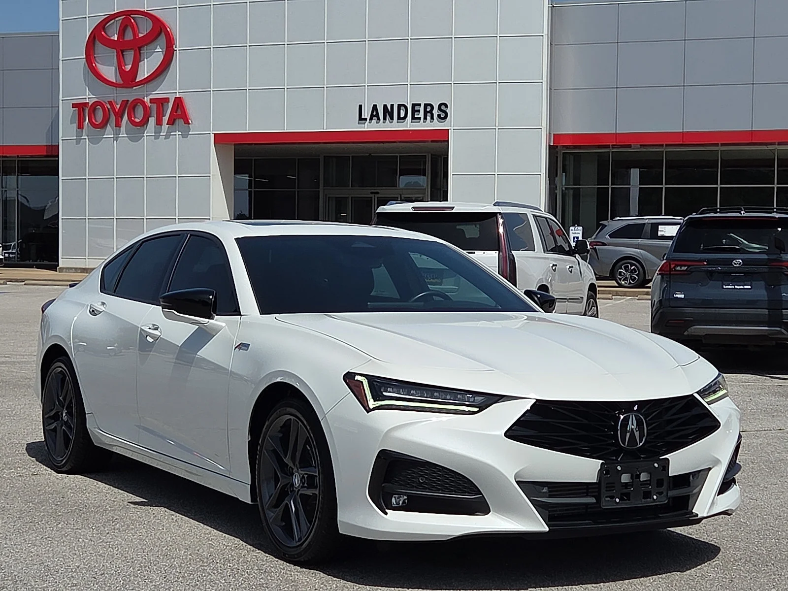 Used 2025 Platinum White Pearl Acura w/A-Spec Package image 1