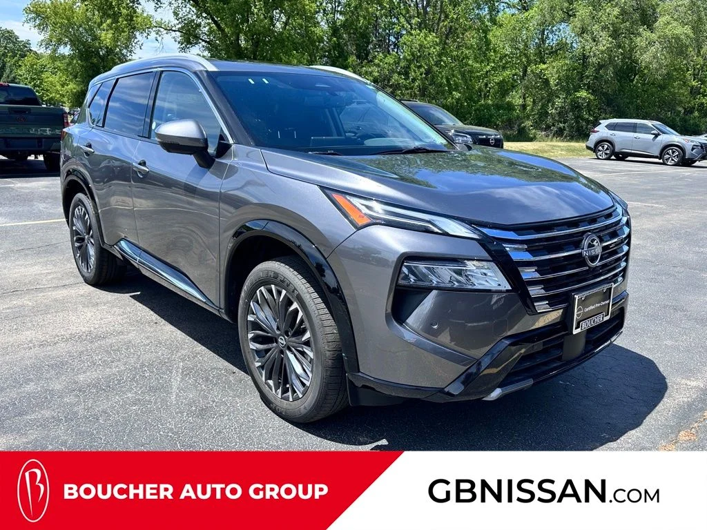 Certified Used 2026 Gun Metallic Nissan Platinum image 1