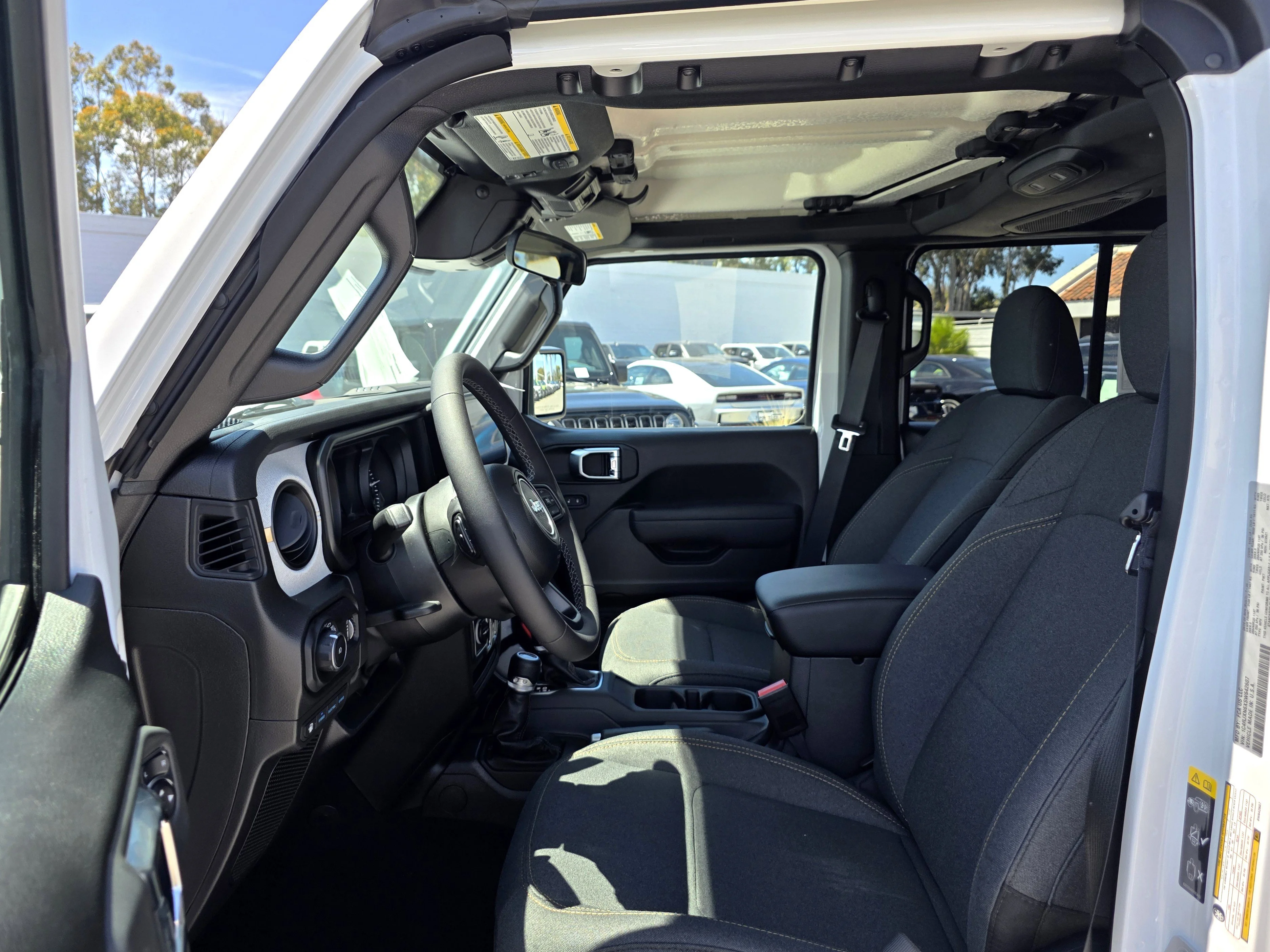 New 2025 Bright White Clearcoat Jeep Sport S 4xe image 13