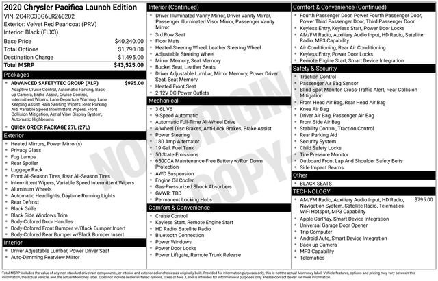 Used 2020 Red Chrysler Launch Edition image 24