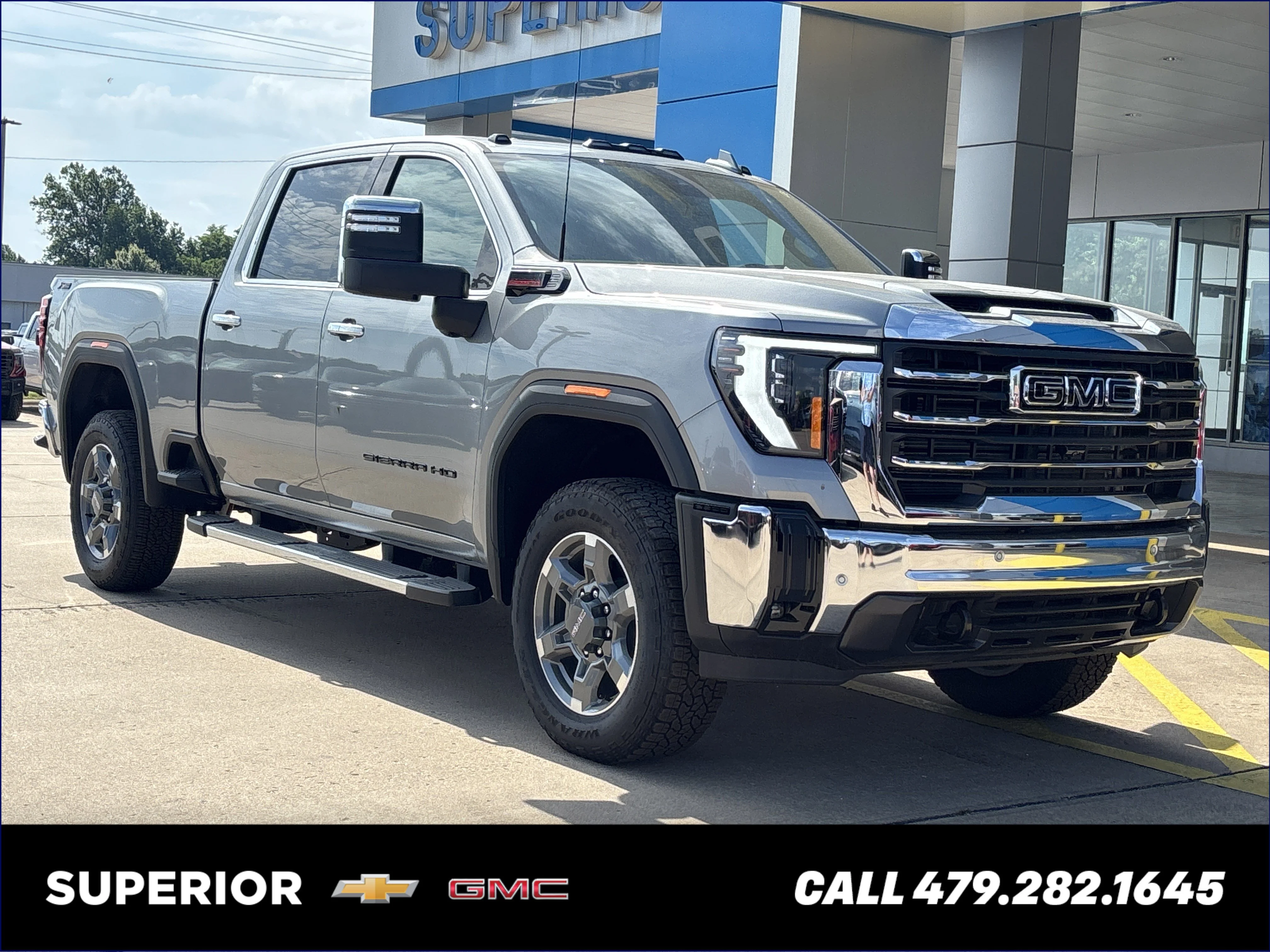 New 2026 Sterling Metallic GMC SLT image 1