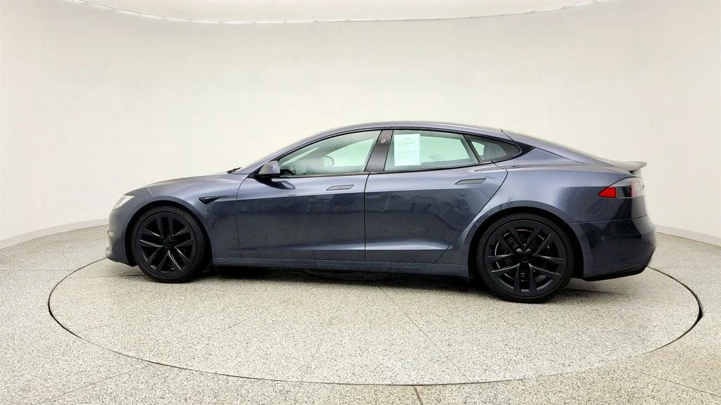 Used 2021 Midnight Silver Metallic Tesla Plaid AWD w/ 21