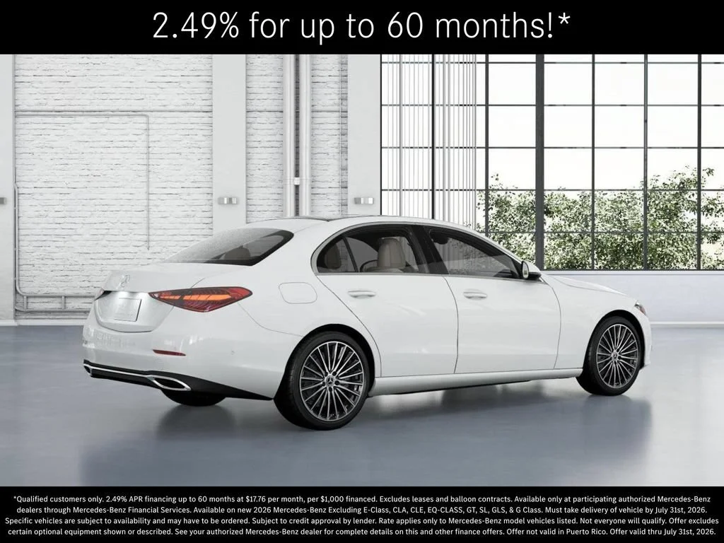 New 2026 Polar White Mercedes-Benz C 300 image 62