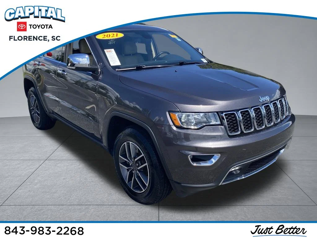Used 2021 Gray Jeep Limited image 1