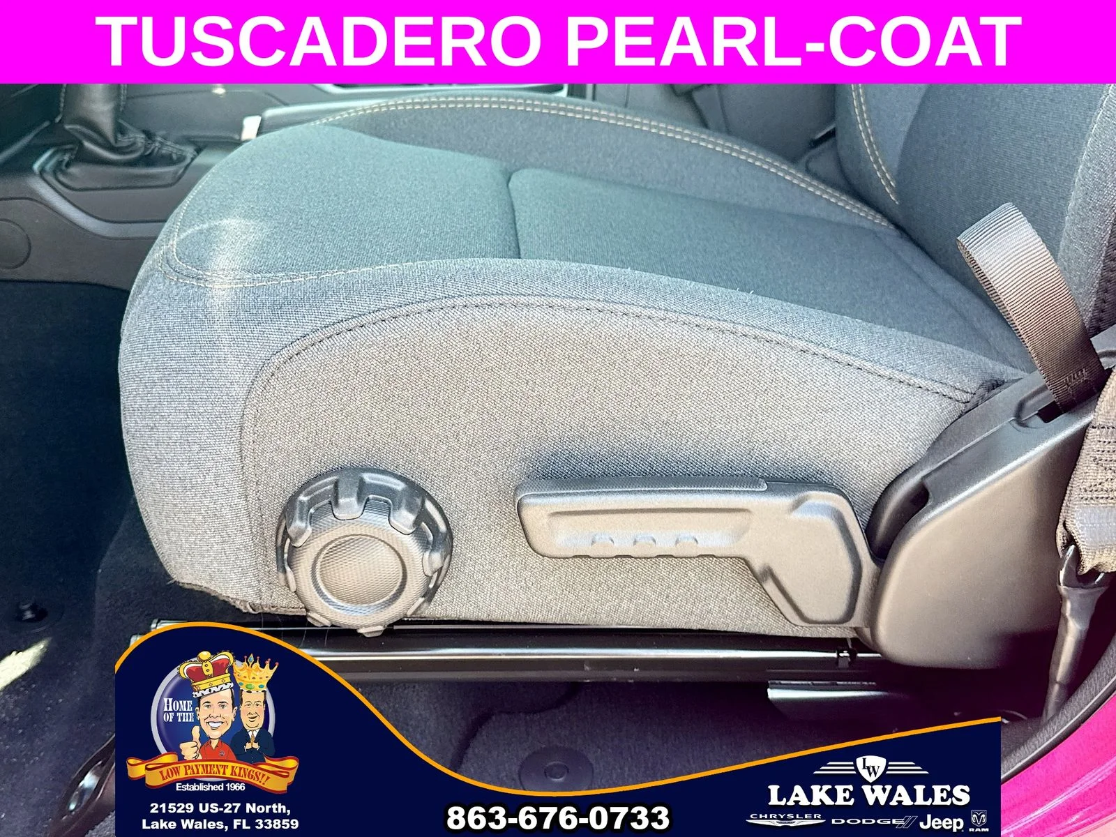 New 2026 Tuscadero Pearl-Coat Exterior Paint Jeep Sport S image 17