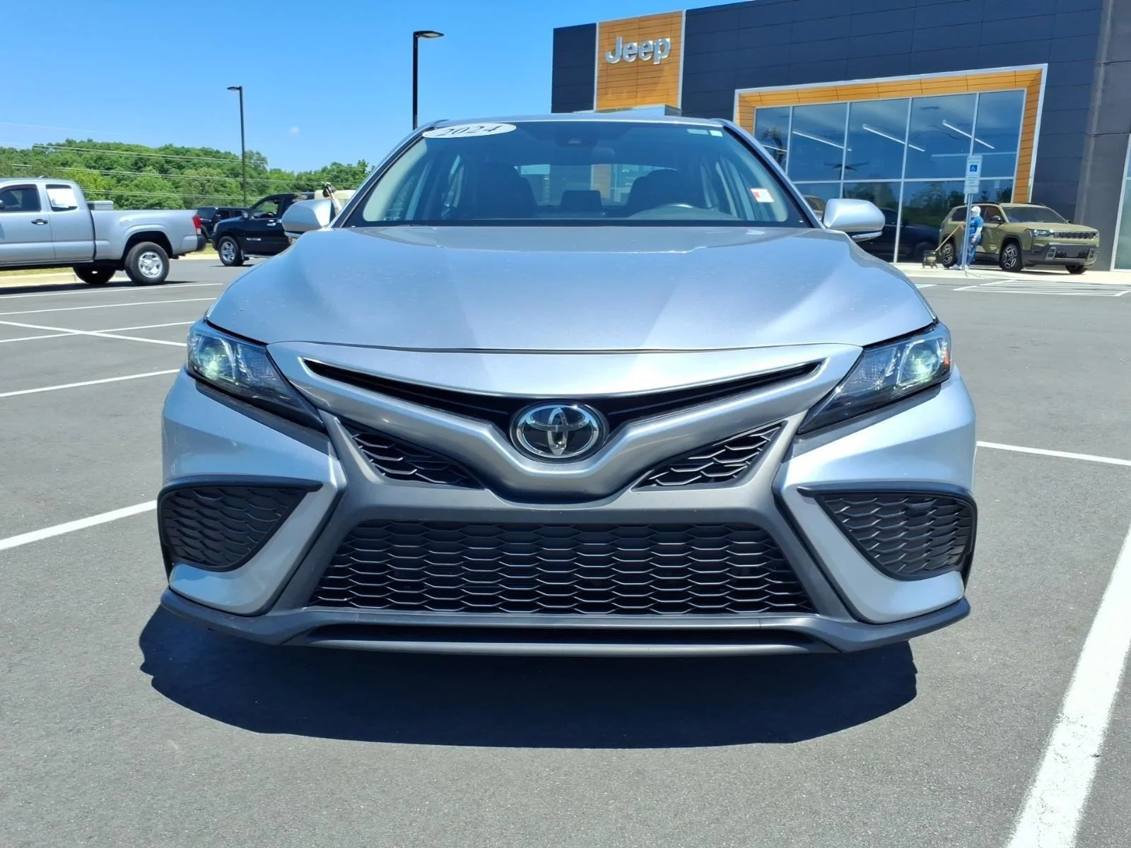 Used 2024 Celestial Silver Metallic Toyota SE image 10
