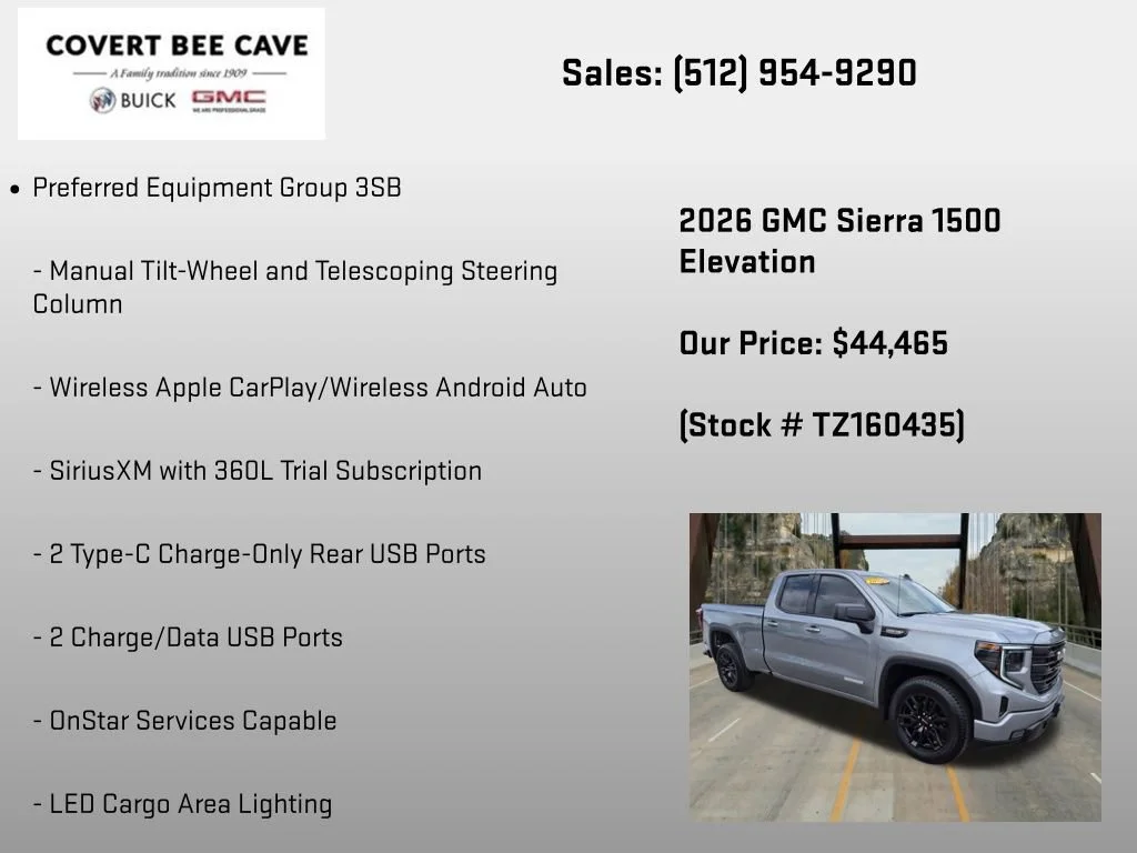 New 2026 Sterling Metallic GMC Elevation image 18