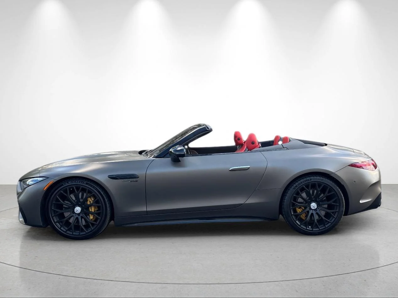 Used 2022 Selenite Grey Metallic Mercedes-Benz AMG® SL 55 image 2