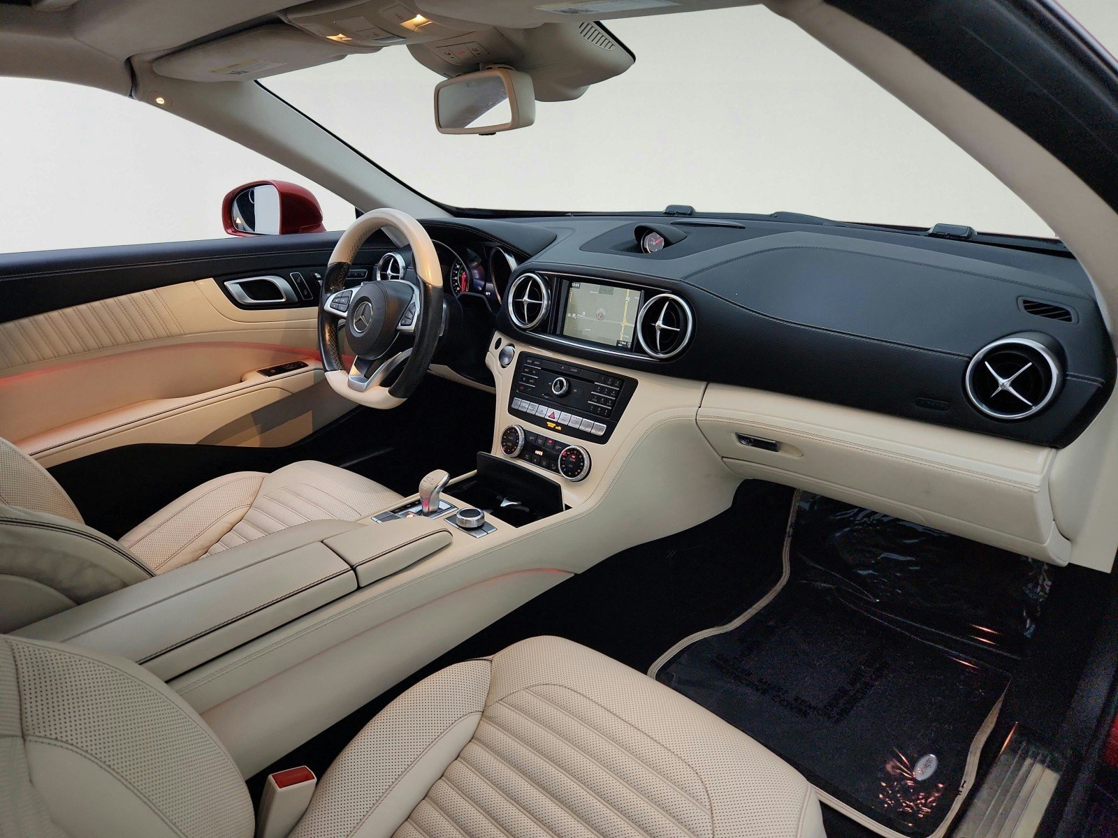 Used 2017 designo Cardinal Red Metallic Mercedes-Benz SL 450 image 27