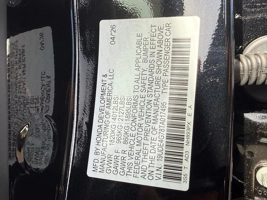 New 2026 Majestic Black Pearl Acura A-Spec Tech Package image 28