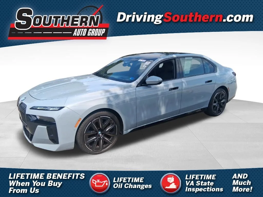 Used 2023 Gray BMW 760i xDrive image 1