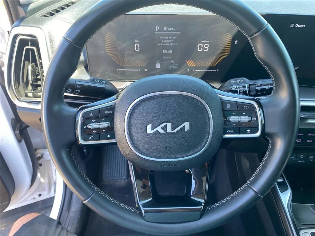 Used 2024 Glacial White Pearl Kia S image 11