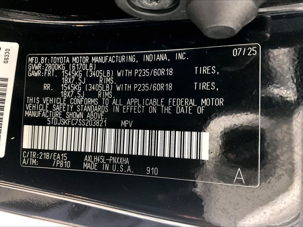 Used 2025 Black Toyota XLE image 37