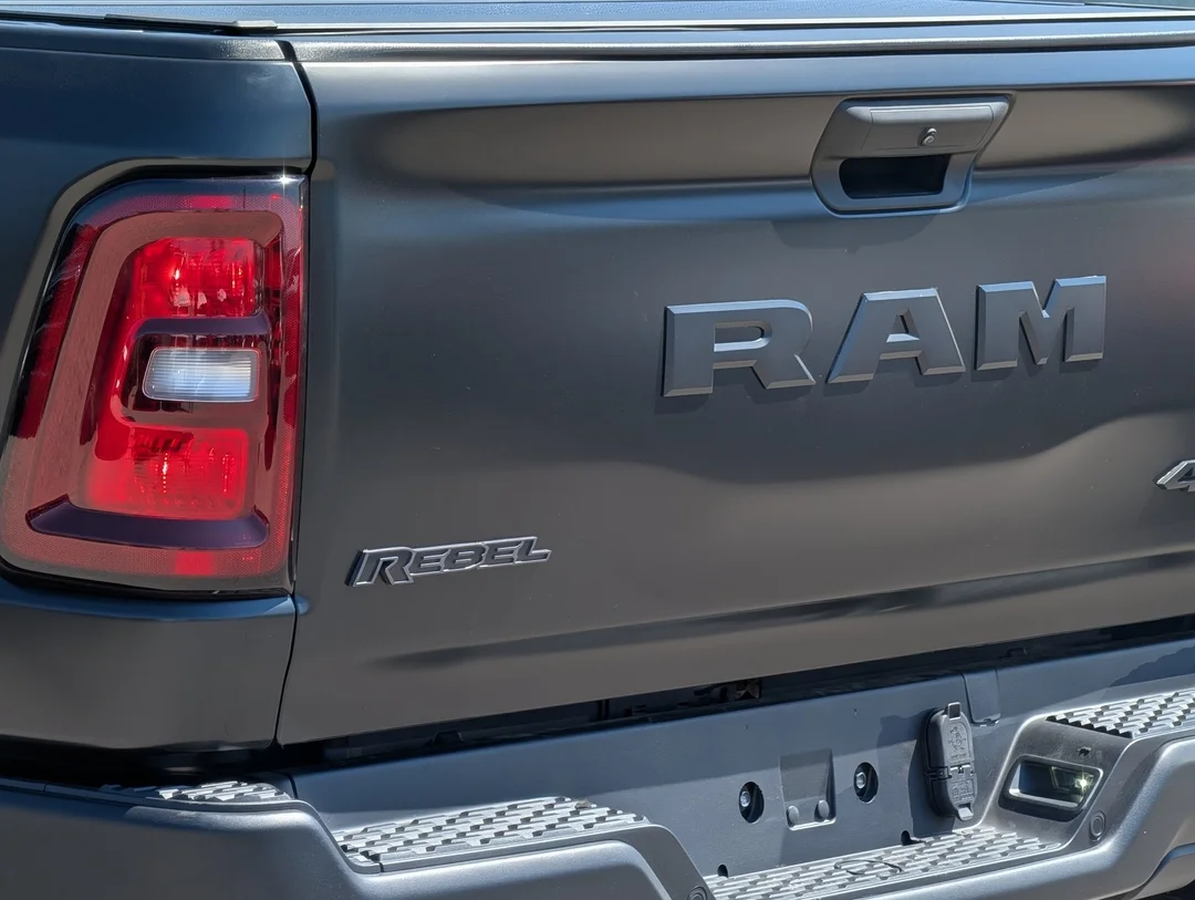 New 2026 Black RAM Rebel - - 5.7L HEMI V8 - Satin Black Wrap - Window Tint - Running Boards, Hard Tonneau Cover - 4x4 image 12