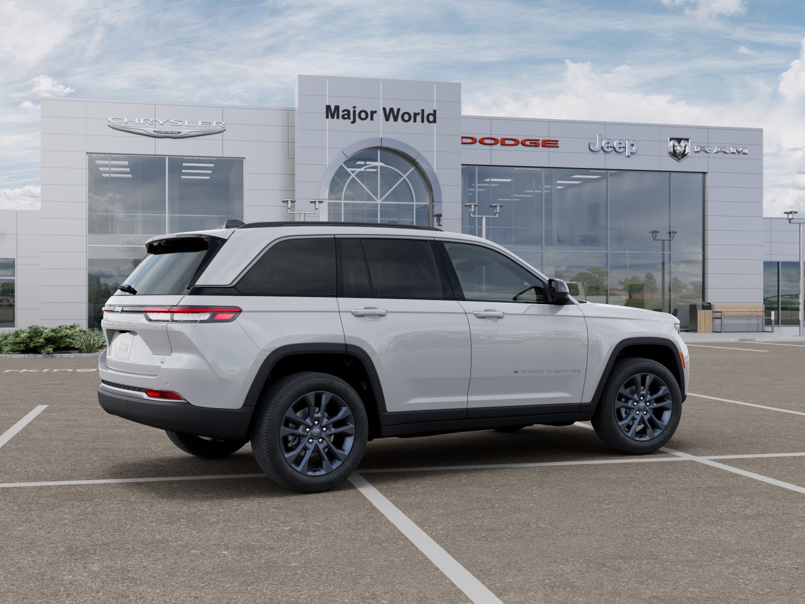 New 2026 Bright White Clear-Coat Exterior Paint Jeep  image 4