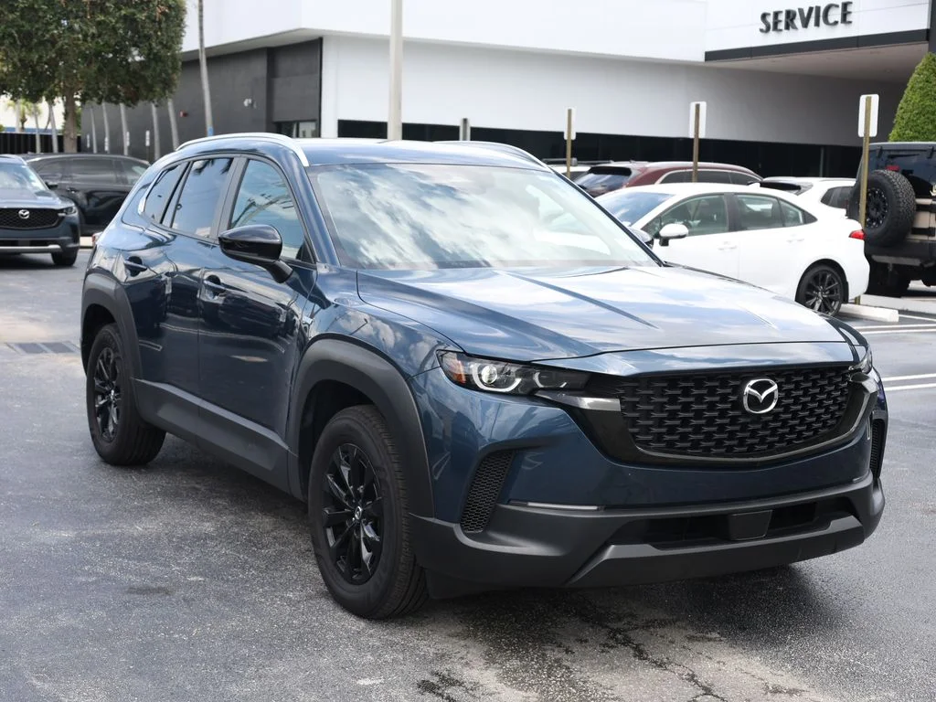 Certified Used 2025 Blue Mazda Preferred image 2