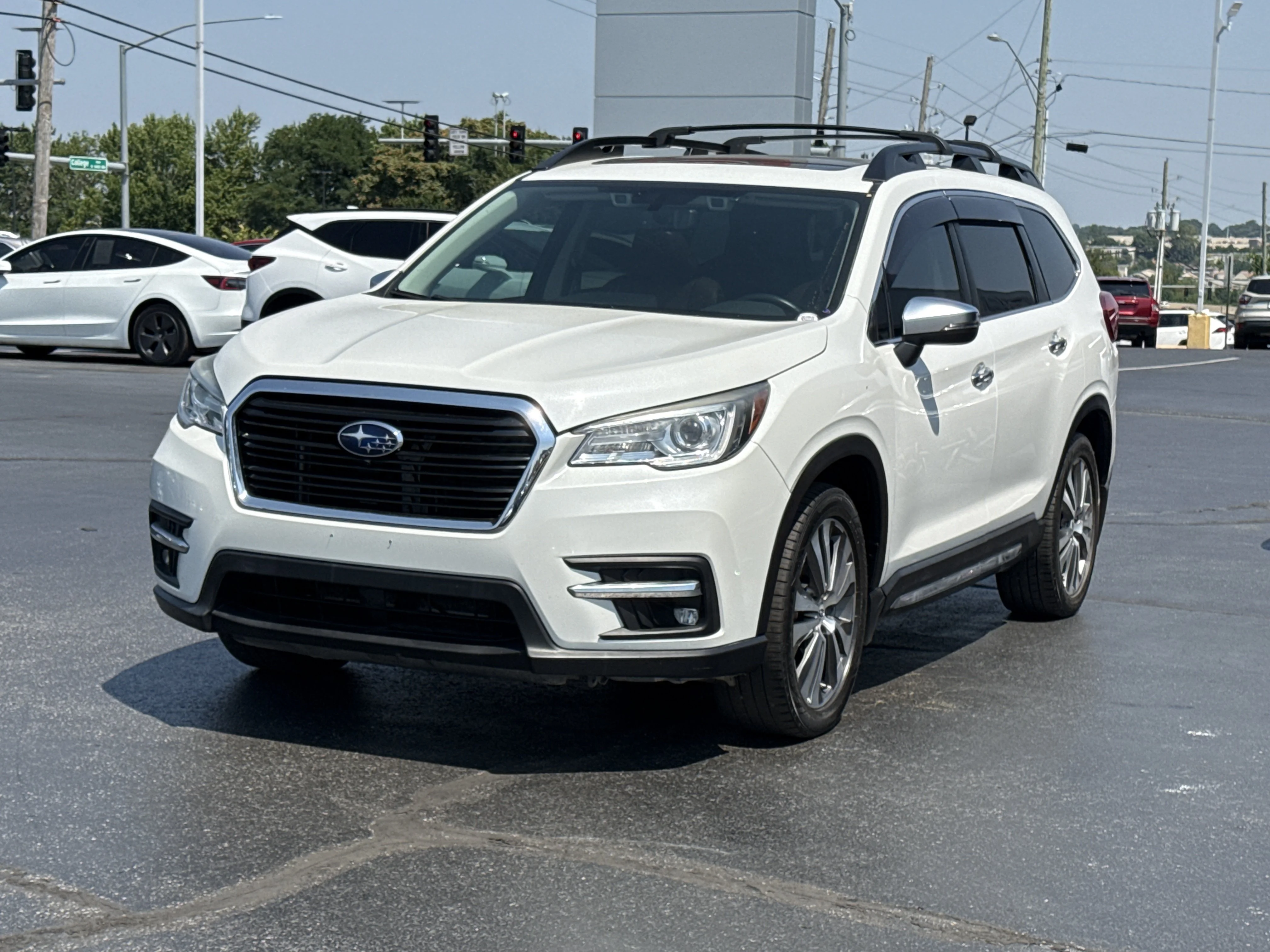 Used 2019 Crystal White Pearl Subaru Touring AWD image 15