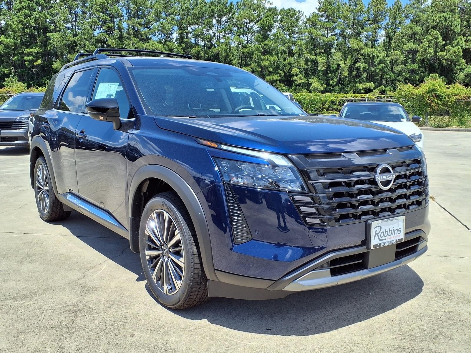2026 Nissan Pathfinder Platinum Blue at Robbins Nissan