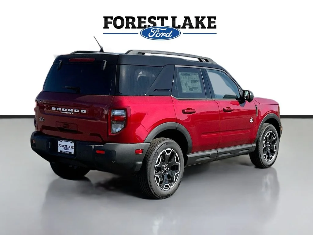 New 2025 Ruby Red Metallic Tinted Clearcoat Ford Outer Banks® image 4